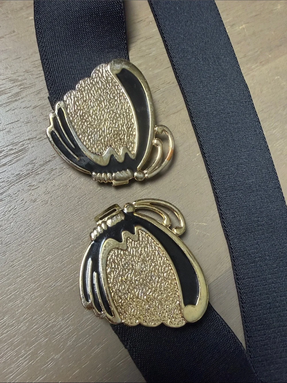 Vintage Gold Butterfly Elastic Waist Belt